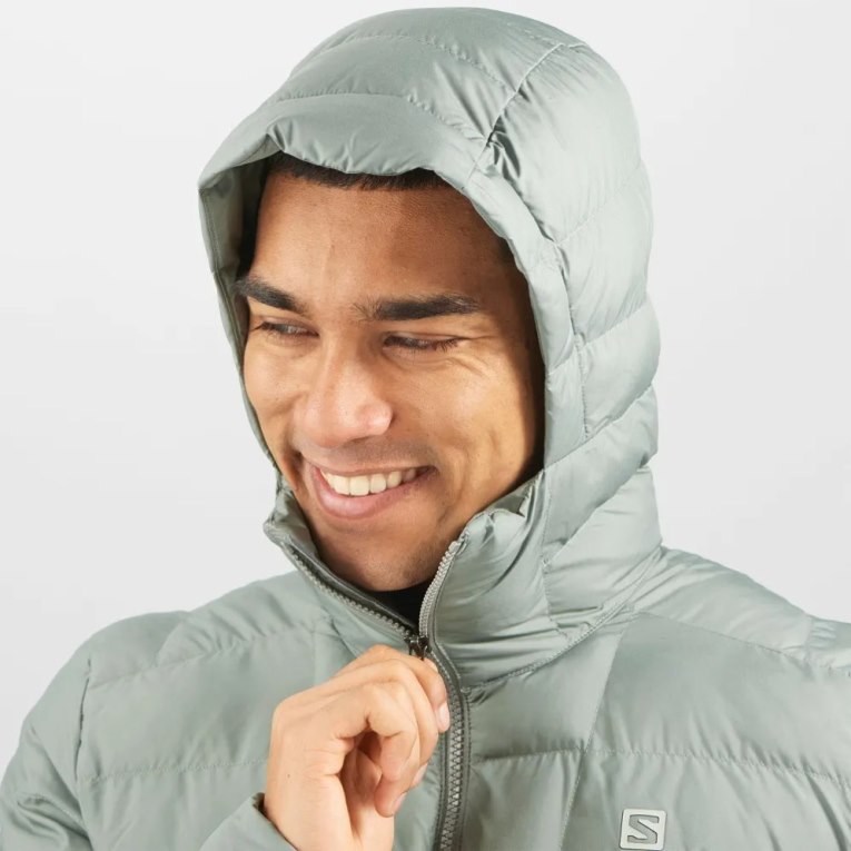 Salomon Essential Xwarm Men's Insulated Jackets Grey | CA 78V69